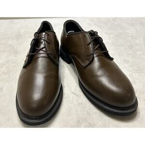 CAPPS Women's AGSU Dress Shoes Army Green Service Uniform Size 9.5 W Brown